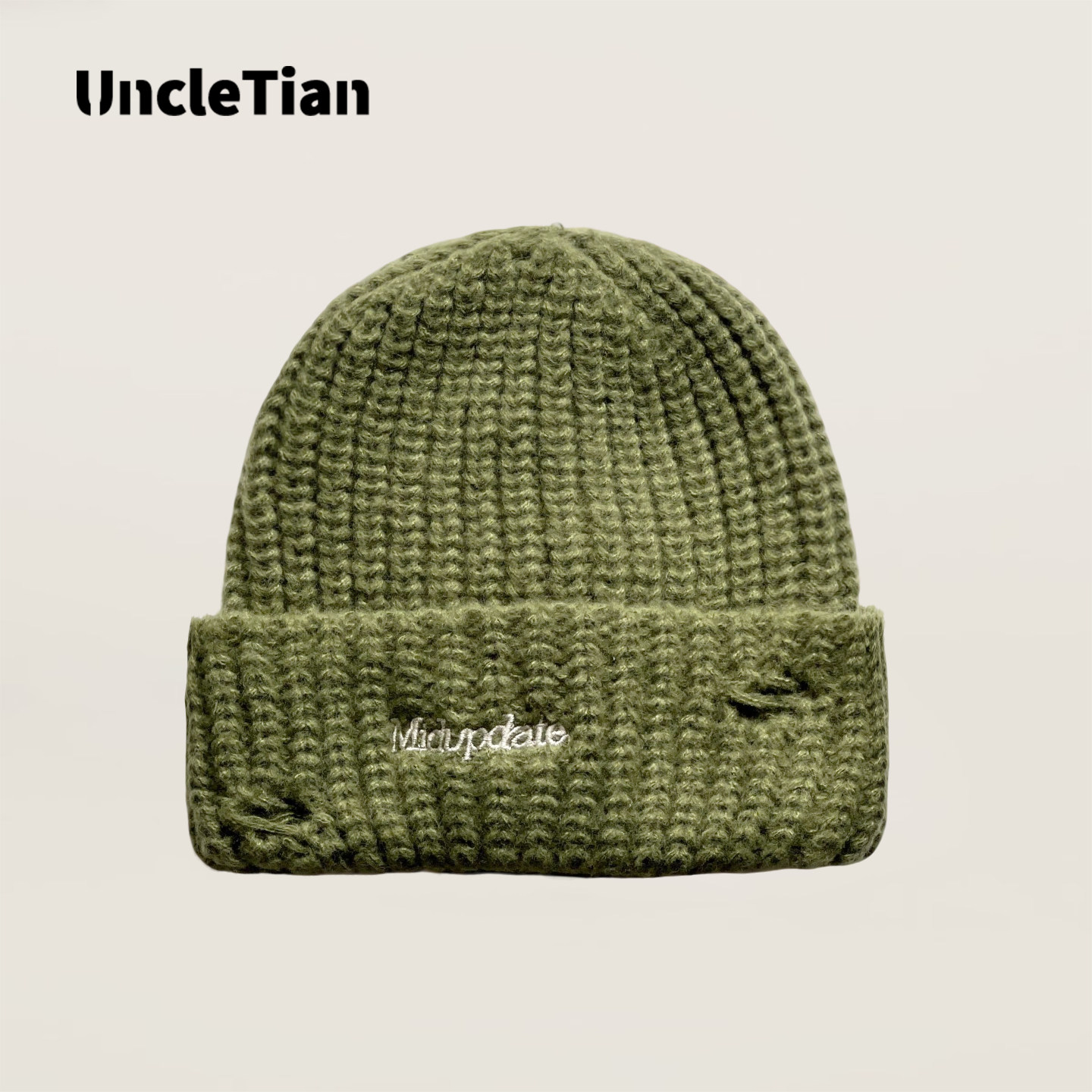 破洞做旧毛线帽女秋冬季大头围显脸小防寒保暖冷帽军绿针织帽子男,服饰配件/皮带/帽子/围巾,帽子,淘宝优惠券,粉丝福利购,淘宝优惠卷