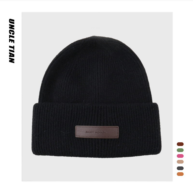 帽子女款2025新款冬毛线帽显脸小毛绒冷帽大头围保暖针织帽护耳帽