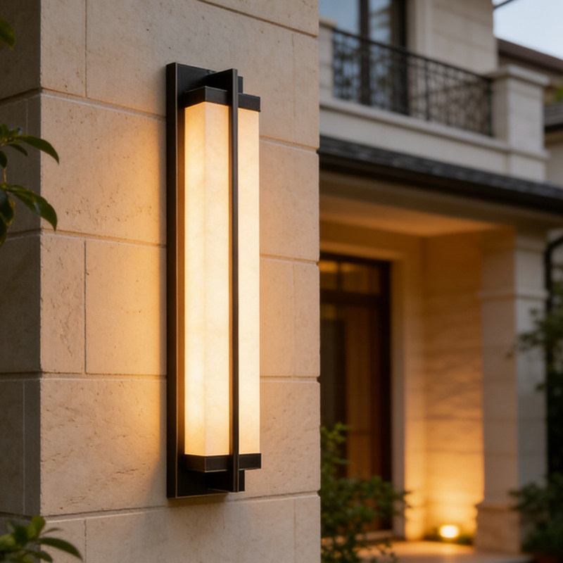 新中式户外防水壁灯客厅别墅庭院门口柱子楼梯阳台露台中国风仿古