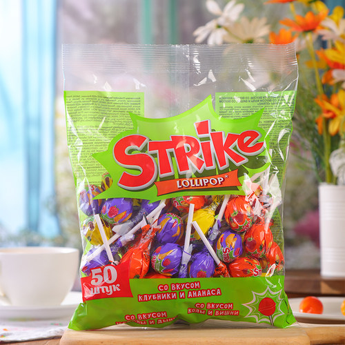 俄罗斯原装进口混合水果味棒棒