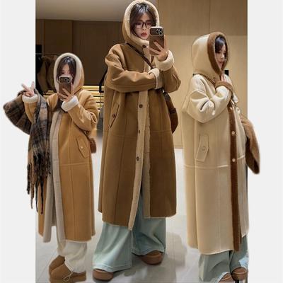 长款仿皮草麂皮绒NNLIMITED韩版