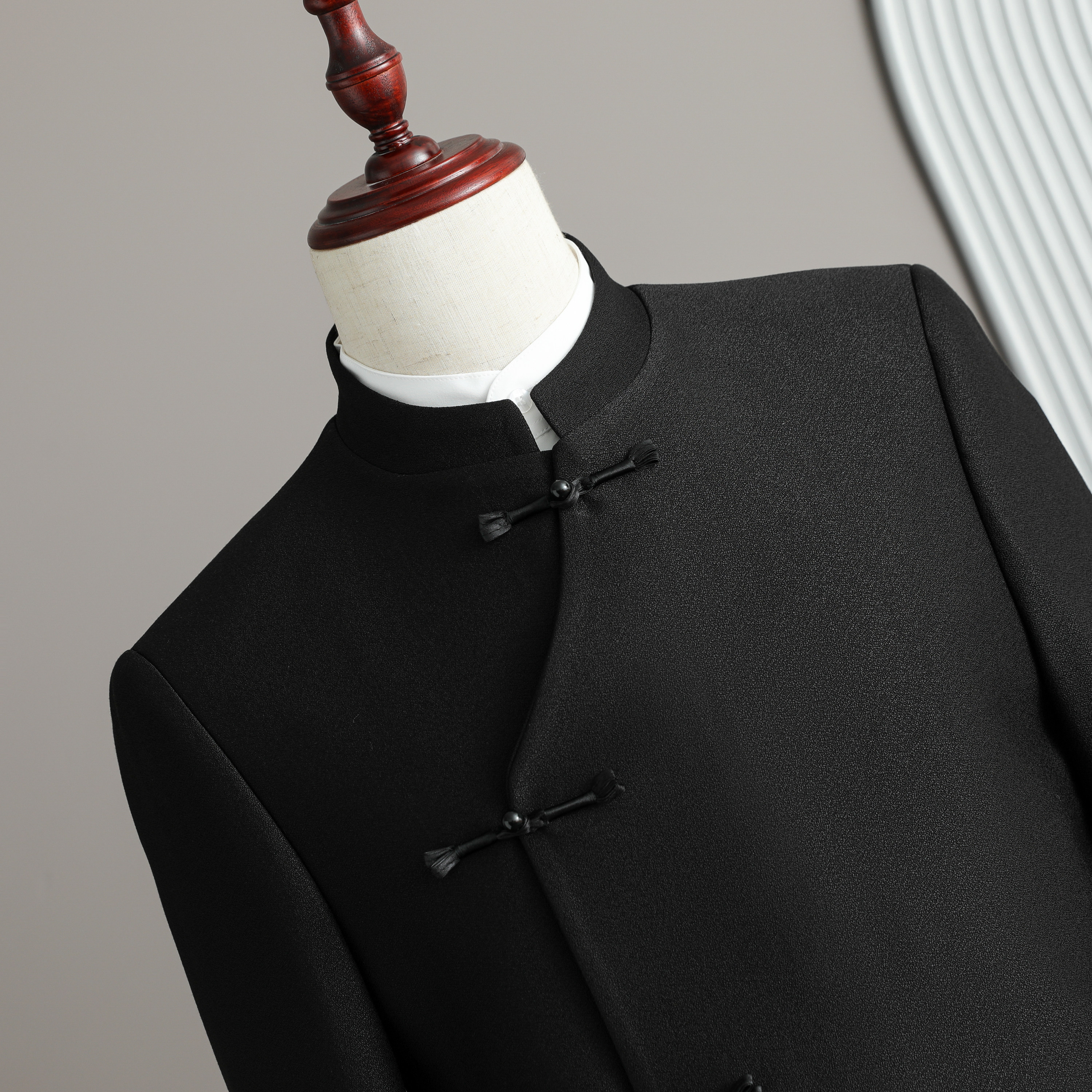 假模景男士风纽扣结礼服套装晚宴装两件套A311-LJT810-P230,男装西服套装,电商A311