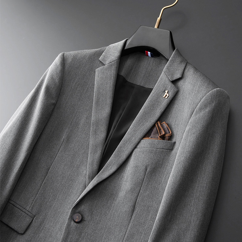 2025秋季新西装便西修身休闲商务大码工西服男士礼服DX9852-P140,男装西服套装,电商A311
