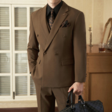 2025秋季套装修身休闲商务大码男士礼服A311-SJT9011-P290，男装西服套装，电商A311