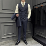 2026伴郎服兄弟装团西装马甲套春季礼服婚礼结婚MJT9023-P135，男装西服套装，电商A311