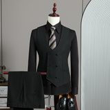 假模景2026春季西服套装纯色大领休闲大码西服A311-SJT9023-P290，男装西服套装，电商A311