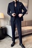 2025春季西装套装修身休闲商务大码工西服男士礼服SJT6888-P245，男装西服，电商A311