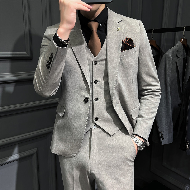 2025春季新西装套装修身休闲商务大码工西服男士礼服SJT9931-P285,男装西服套装,电商A311