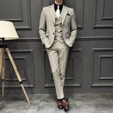 木框景2026春季西服套装纯色休闲大码西服A311-SJT9023-P290，男装西服套装，电商A311