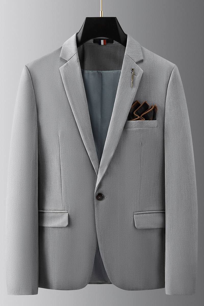 2025秋季新西装便西修身休闲商务大码工西服男士礼服DX9823-P140,男装西服套装,电商A311