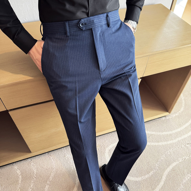 酒店景2025春季新款裤子修身休闲西裤A311-DK9003-P75，男装西裤，电商A311