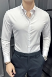 2025春秋季青年大领衬衫男长袖商务休闲衬衣A311-CS3034-P68，男装衬衫，电商A311