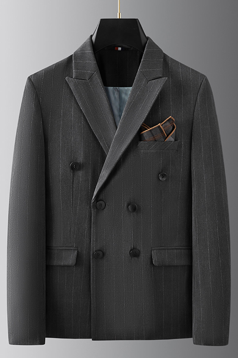 2025秋季西装便西修身休闲商务大码工西服男士礼服DX6833-P140,男装西服套装,电商A311