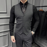 2025春季男马甲套工作服职业装男式少爷马夹套A311-MJT6888-P110，男装背心/马甲，电商A311