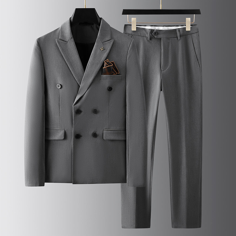 2025秋季新西装便西修身休闲商务大码工西服男士礼服LJT9890-P210,男装西服套装,电商A311