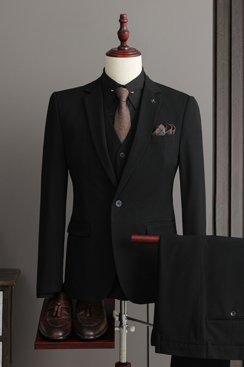 2025春季平铺西装套装商务大码工西服男士礼服SJT9888-P245,男装西服套装,电商A311