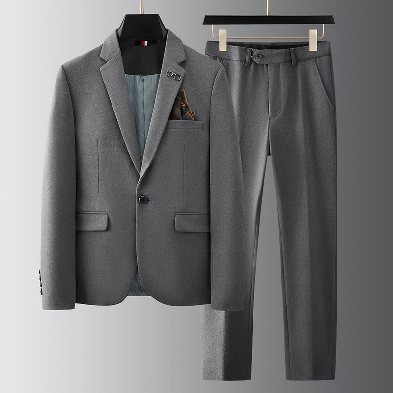 2025秋季新西装便西修身休闲商务大码工西服男士礼服LJT9821-P210,男装西服套装,电商A311