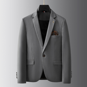 2025秋季新西装便西修身休闲商务大码工西服男士礼服DX9852-P140，男装西服套装，电商A311