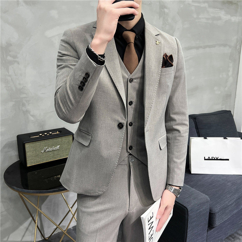 2025春季新西装套装修身休闲商务大码工西服男士礼服SJT9931-P285,男装西服套装,电商A311