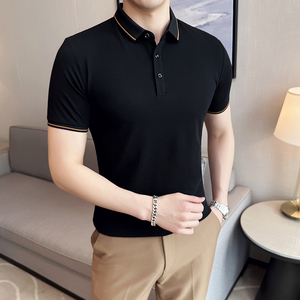 2025夏季刺绣polo衫商务休闲体恤时尚潮流上衣男A311-CPL2301-P45图片