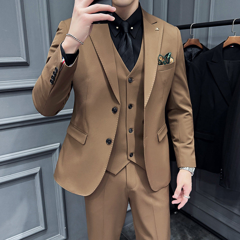 2024春季西装套装修身休闲商务大码工西服男士礼服SJT9992-P285,男装西服套装,电商A311