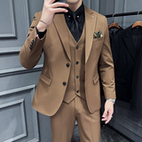 2024春季西装套装修身休闲商务大码工西服男士礼服SJT9992-P285，男装西服套装，电商A311