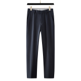 2025新款条纹男士修身西裤休闲裤大码西裤职业商务裤DK9902-P75，男装西裤，电商A311