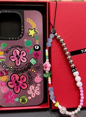 C家磁吸MagSafe有钱花RichFlower适用iphone16手机壳15promax苹果14pro新款13艺术12日韩17PROMAX时尚小众17