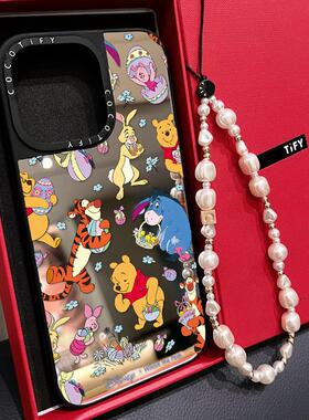 C家维尼熊跳跳虎适用iphone17/16手机壳15promax苹果14pro保护套13镜面磁吸12可爱卡通11WinnitthePooh