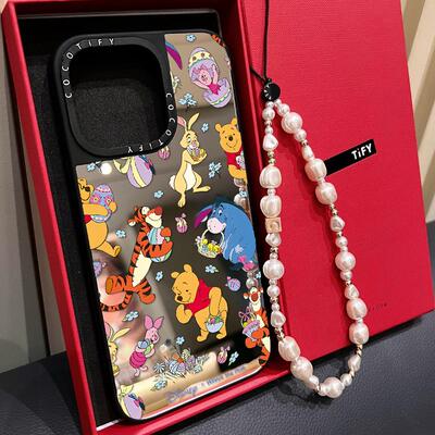 C家维尼熊跳跳虎适用iphone17/16手机壳15promax苹果14pro保护套13镜面磁吸12可爱卡通11WinnitthePooh