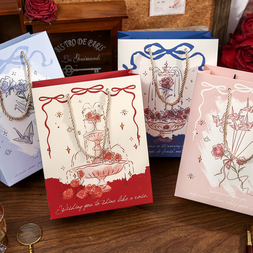 玫瑰夜曲大号加厚礼品袋