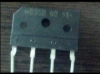 单相整流桥 D3SBA60 D3SB60 进口拆机3A600V