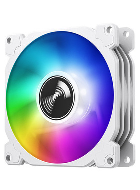 jonsbo乔思伯机箱风扇FR-925幻彩白色5V三针神光同步9CM发光