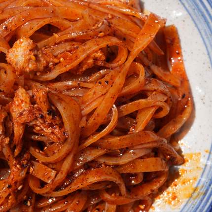 西岐老孙家地方特产小吃陕西正宗擀面皮传统面条速食手工擀面皮子