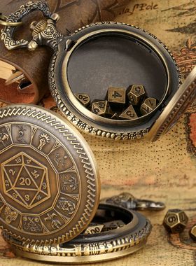 命运的转轮 coc跑团骰子金属 dnd色子 博德之门骰子 桌游骰子