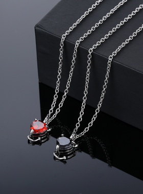 女士项链锁骨链细链玫瑰金锆石类卫衣现货生日礼物送女友情人金色