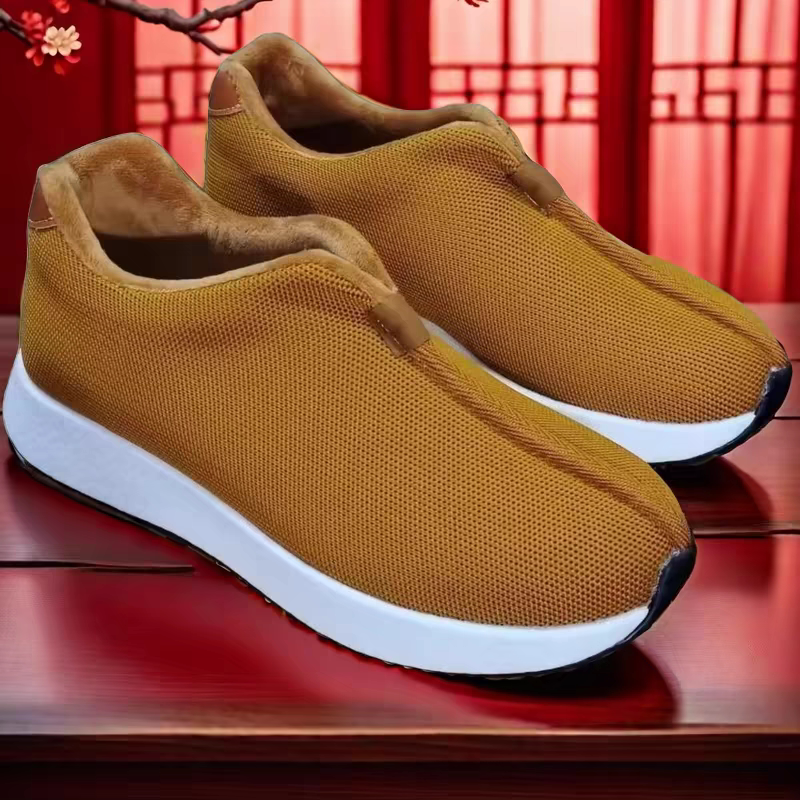 僧鞋冬季加绒加厚男女棉鞋和尚师父居士保暖爆米花鞋老人鞋运动鞋