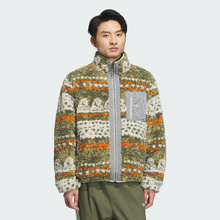 25新款阿迪达斯三叶草男民族风提花双面穿夹克外套KC0105/KC0106