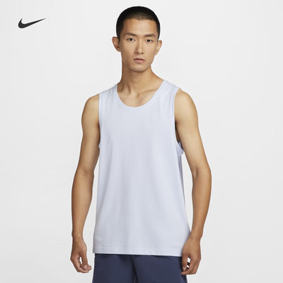 耐克男子速干透气针织运动背心