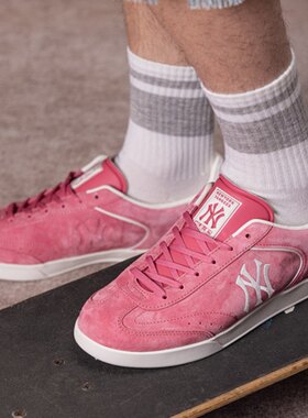 MLB德训鞋男女新款低帮板情侣薄底时尚鞋复古休闲运动鞋3ASXCB26N
