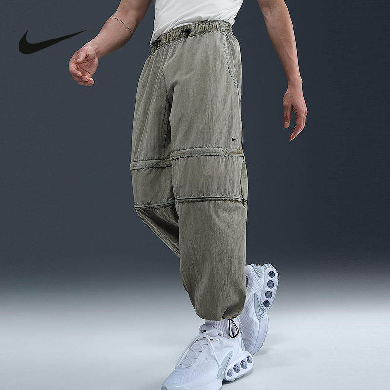 Nike耐克25夏季男子运动休闲梭织透气工装可拆卸长裤短裤HJ2949