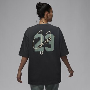 Nike耐克JORDAN短袖女2024夏季男运动背后图案字母T恤HJ3963