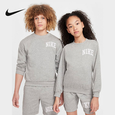 耐克Nike男女童圆领套头卫衣