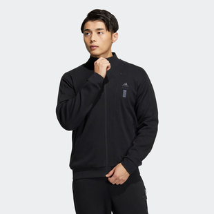 Adidas阿迪达斯秋冬新款男子武极系列休闲运动立领夹克外套IA8127