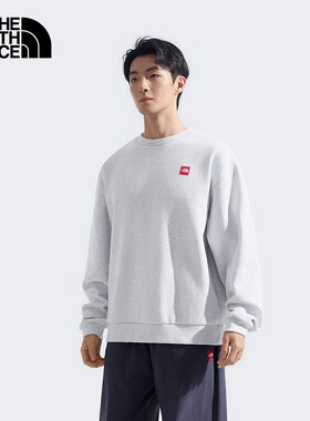 TheNorthFace北面户外男子25秋冬针织休闲磨毛保暖圆领卫衣8EG1