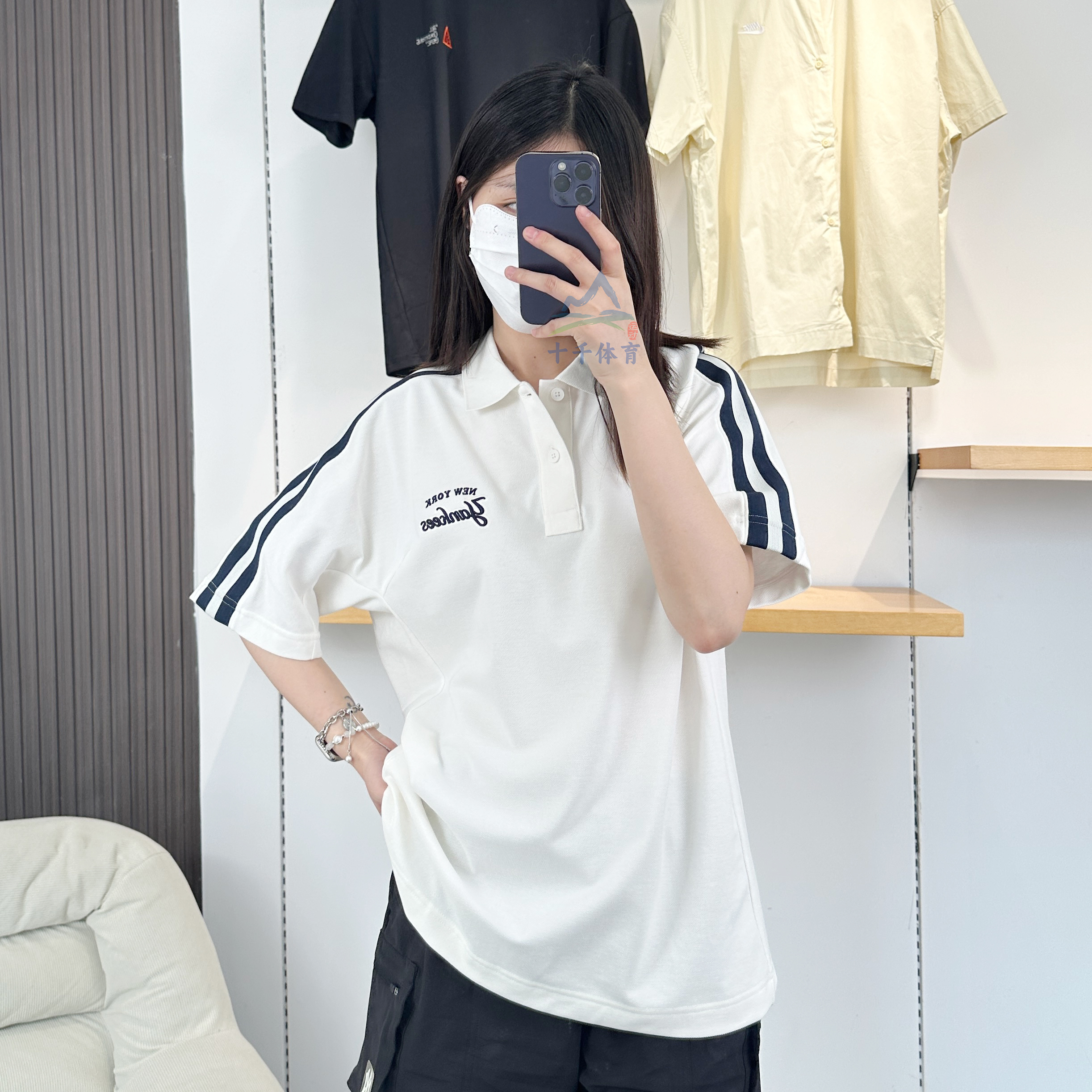 MLB男女防晒凉感百搭polo衫短袖