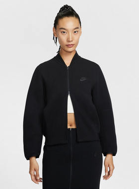 NIKE耐克女子刺绣棒球领运动外套