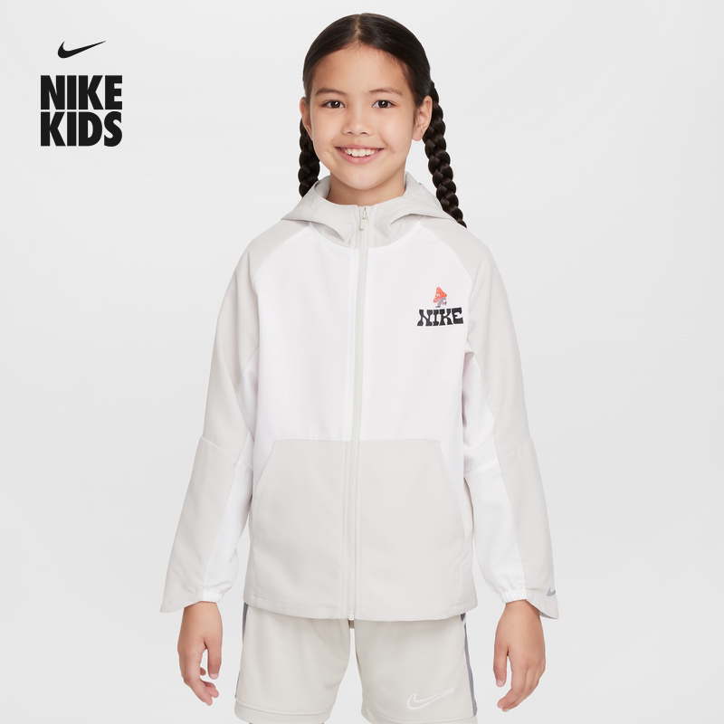 Nike耐克大童速干梭织夹克防晒衣