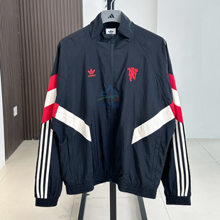 adidas阿迪达斯男25秋季 JI9479 曼联休闲足球文化夹克外套IS6525
