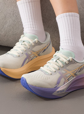 ASICS亚瑟士女MAGIC SPEED 4 CP竞速缓震透气运动跑步鞋1012B949
